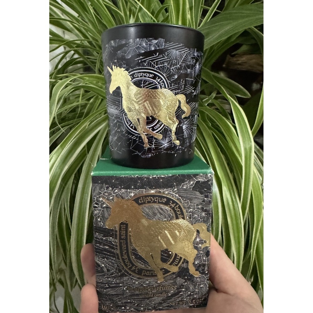 UNICORN FROSTED FOREST 2017 DIPTYQUE CANDLE NEW IN BOX 6.5 OZ Bougie Philippe